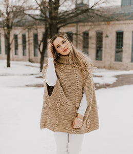 Infinite Prairies Poncho Crochet Pattern