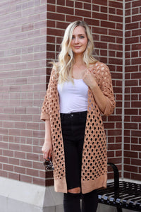 Grand Arches Cardi Crochet Pattern