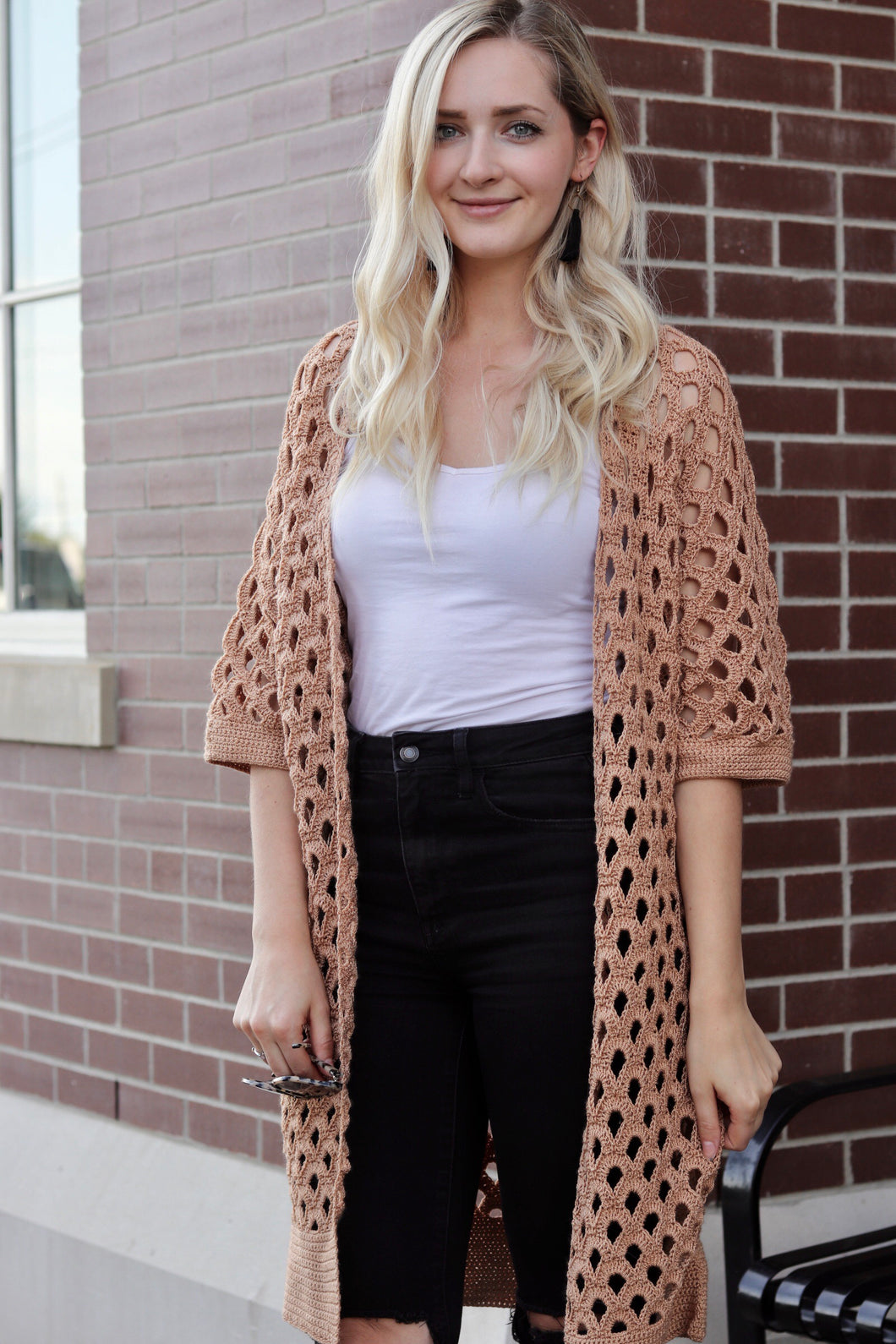 Grand Arches Cardi Crochet Pattern